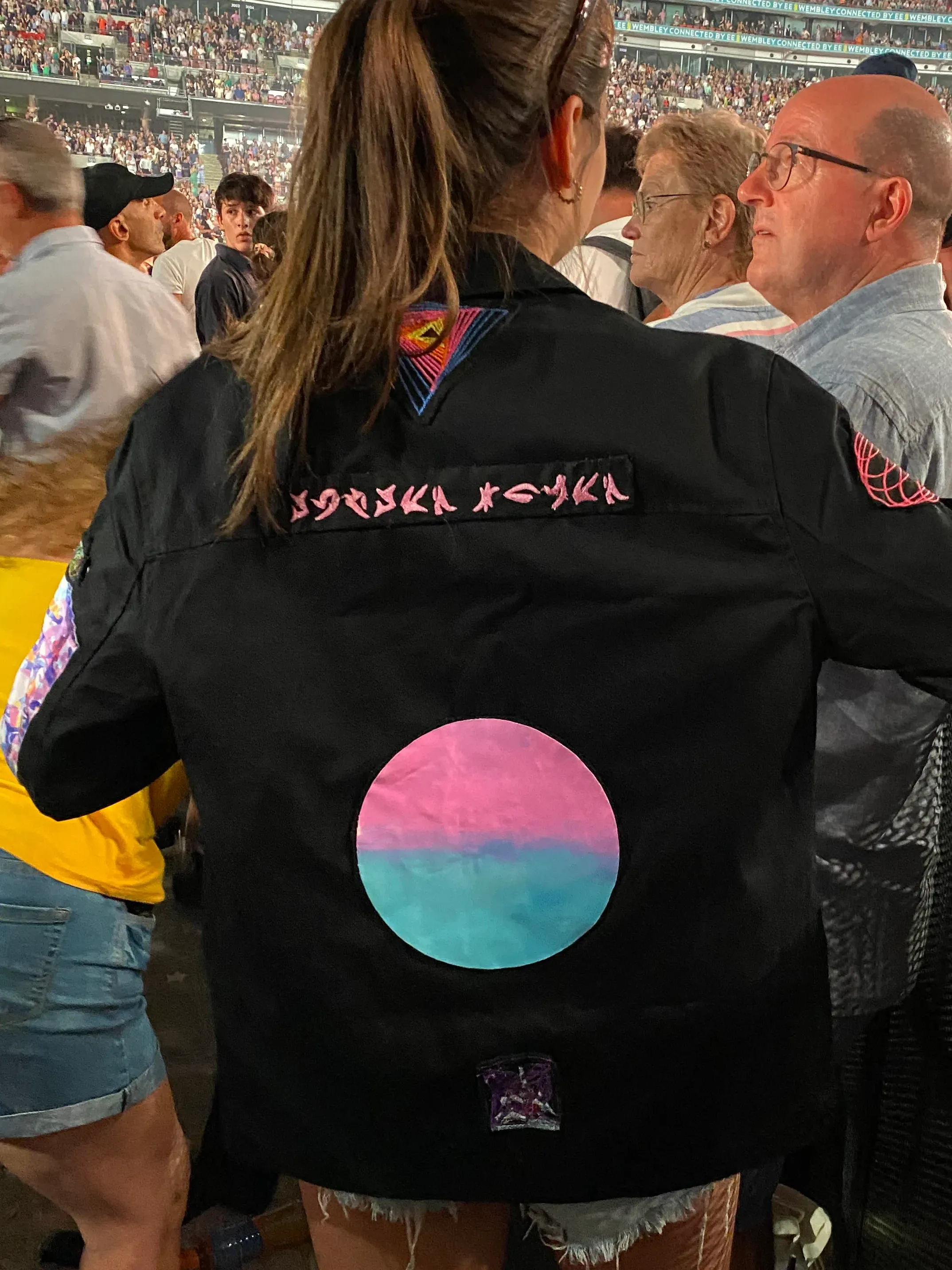 The back of the second Higher Power jacket