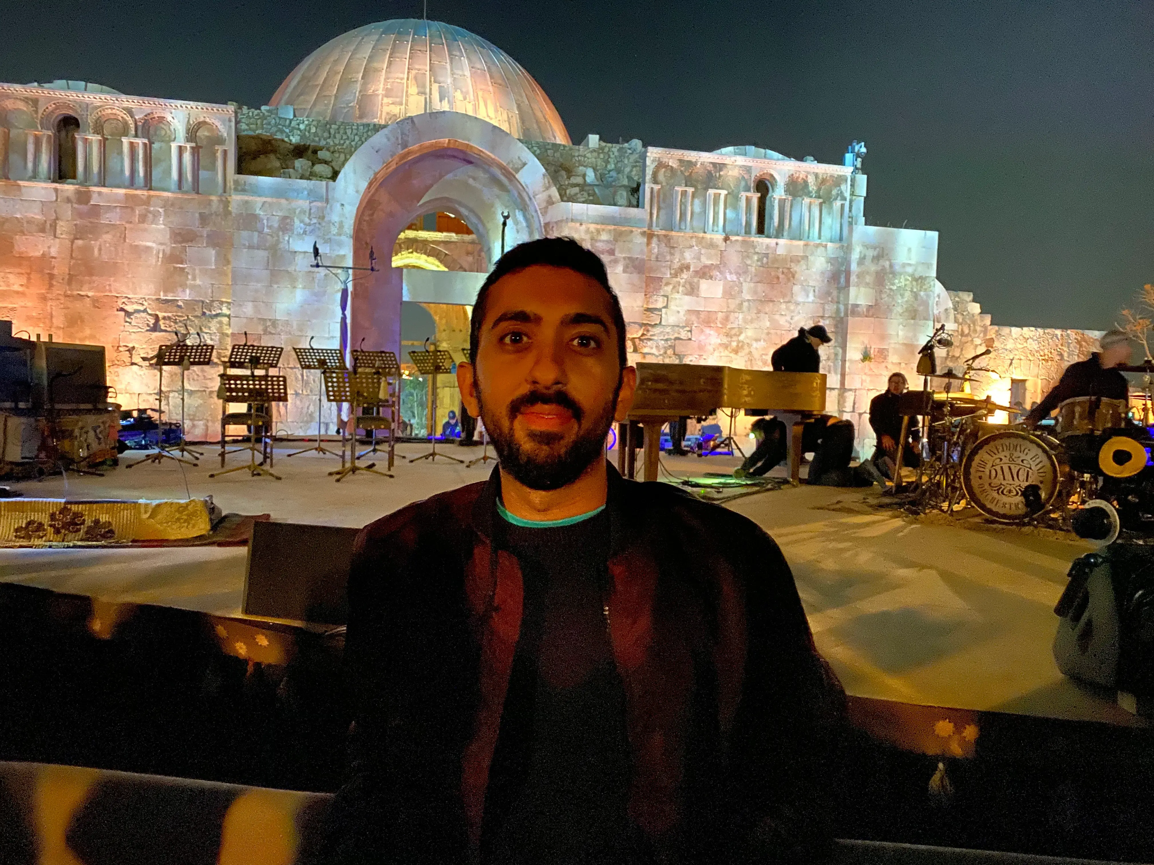 At the Citadel the night of the concert