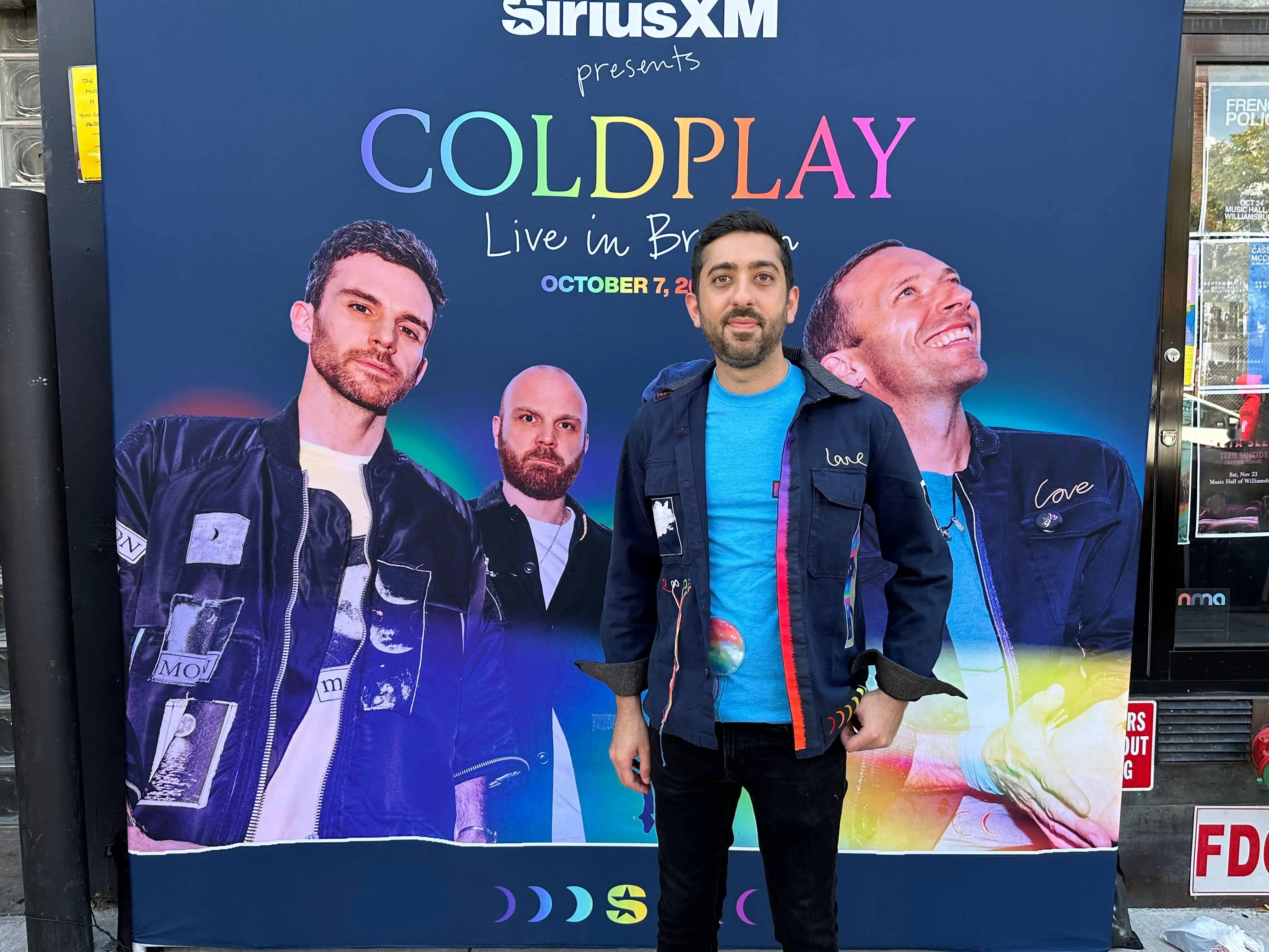 Outside the Brooklyn show