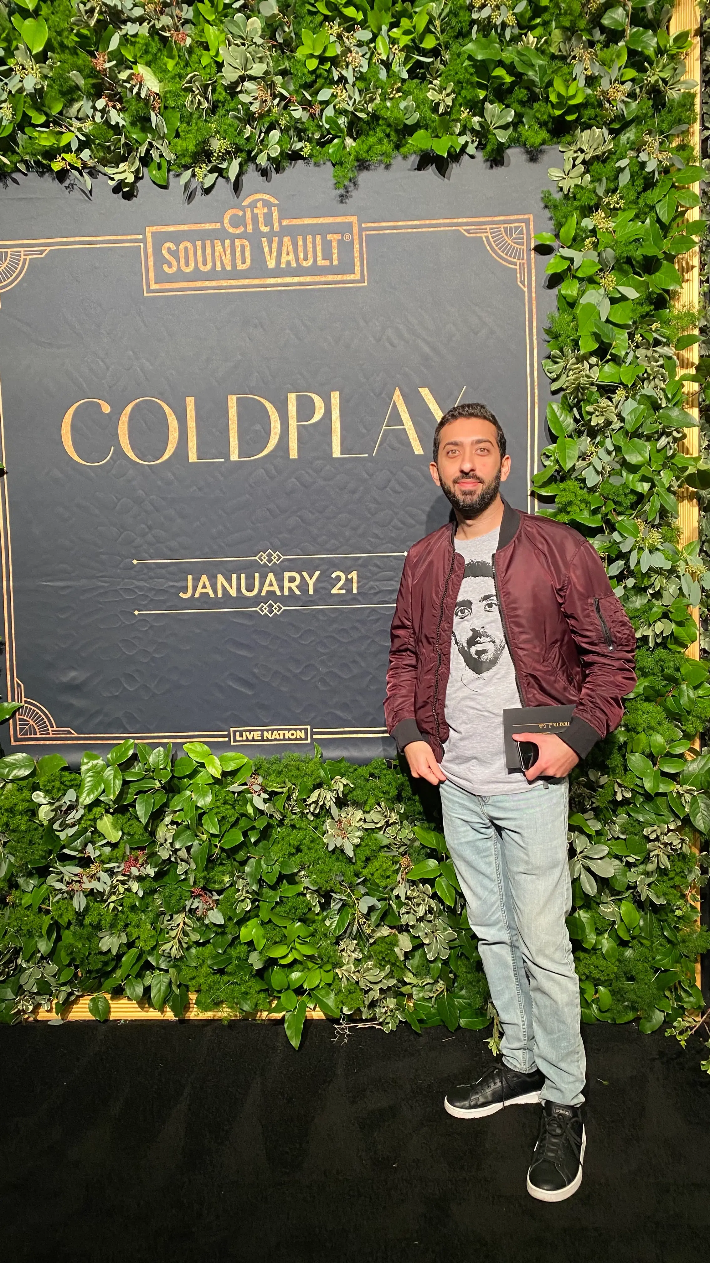 Outside the Citi Sound Vault show at the Palladium