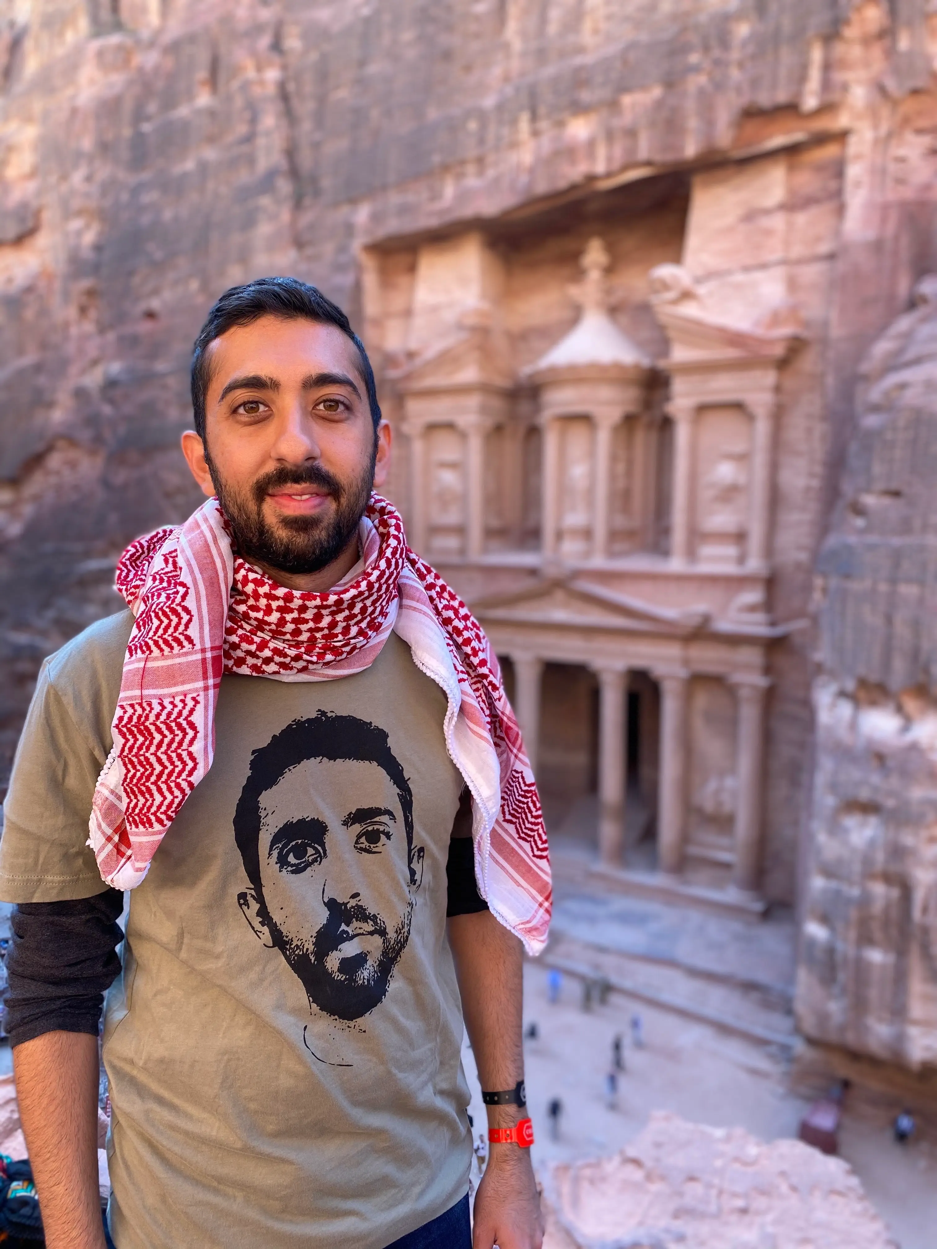 At the Treasury in Petra