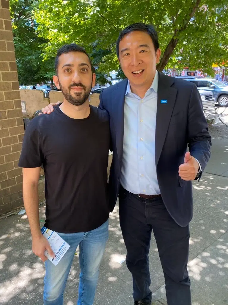 A random run-in with Andrew Yang