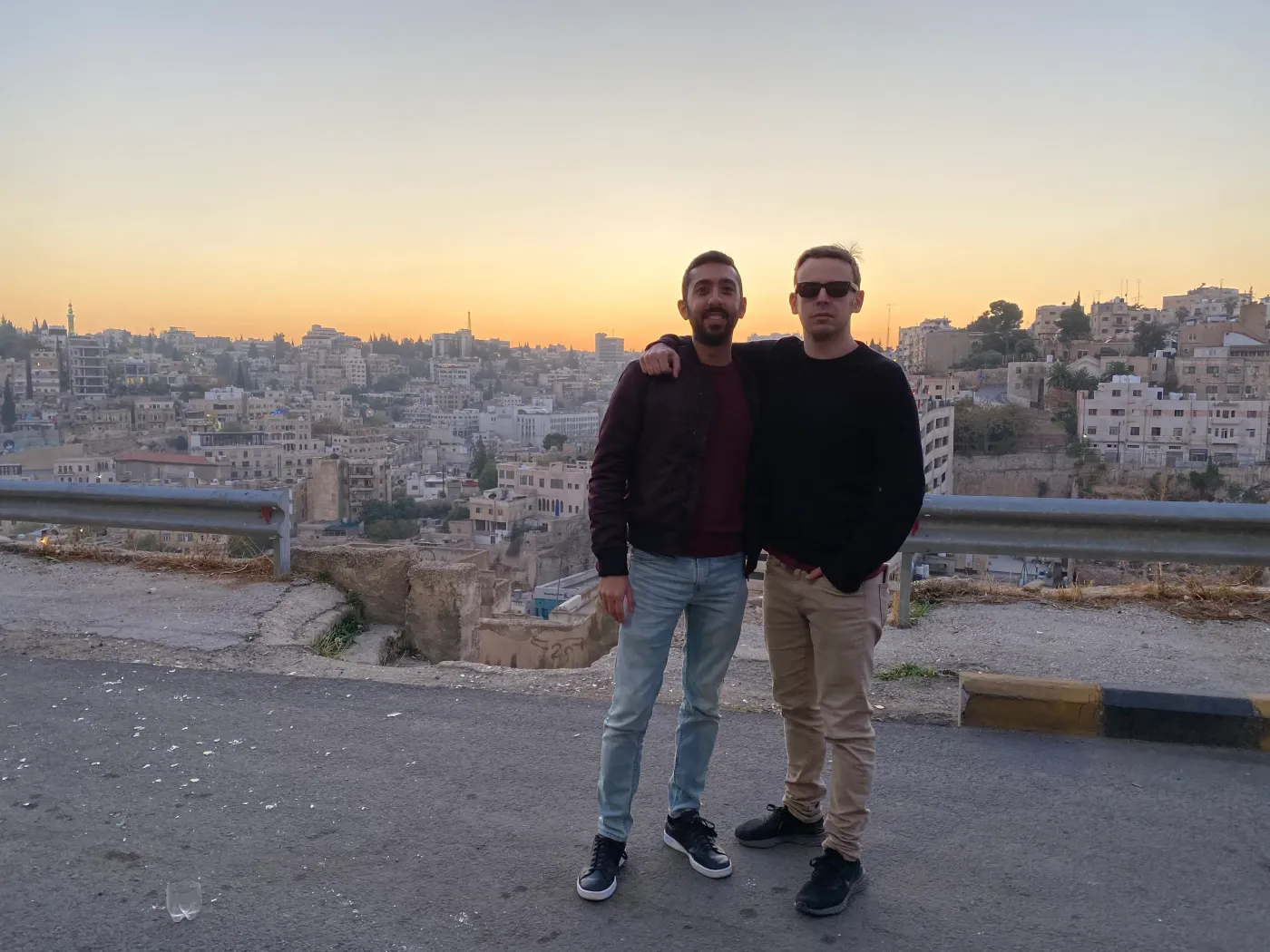 Jimmy Dushku and Oz, Amman sunset