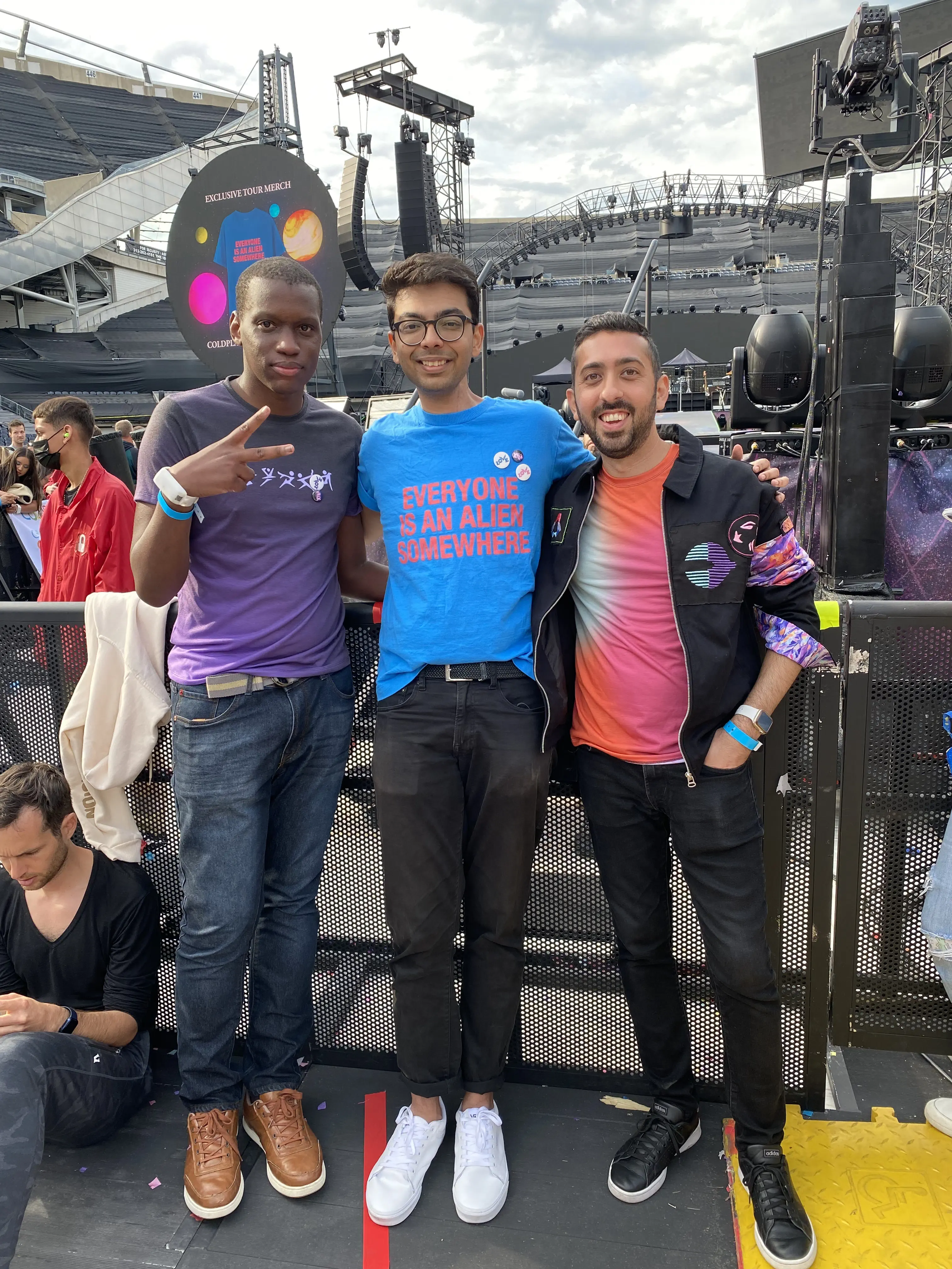 With Macky and Abhi