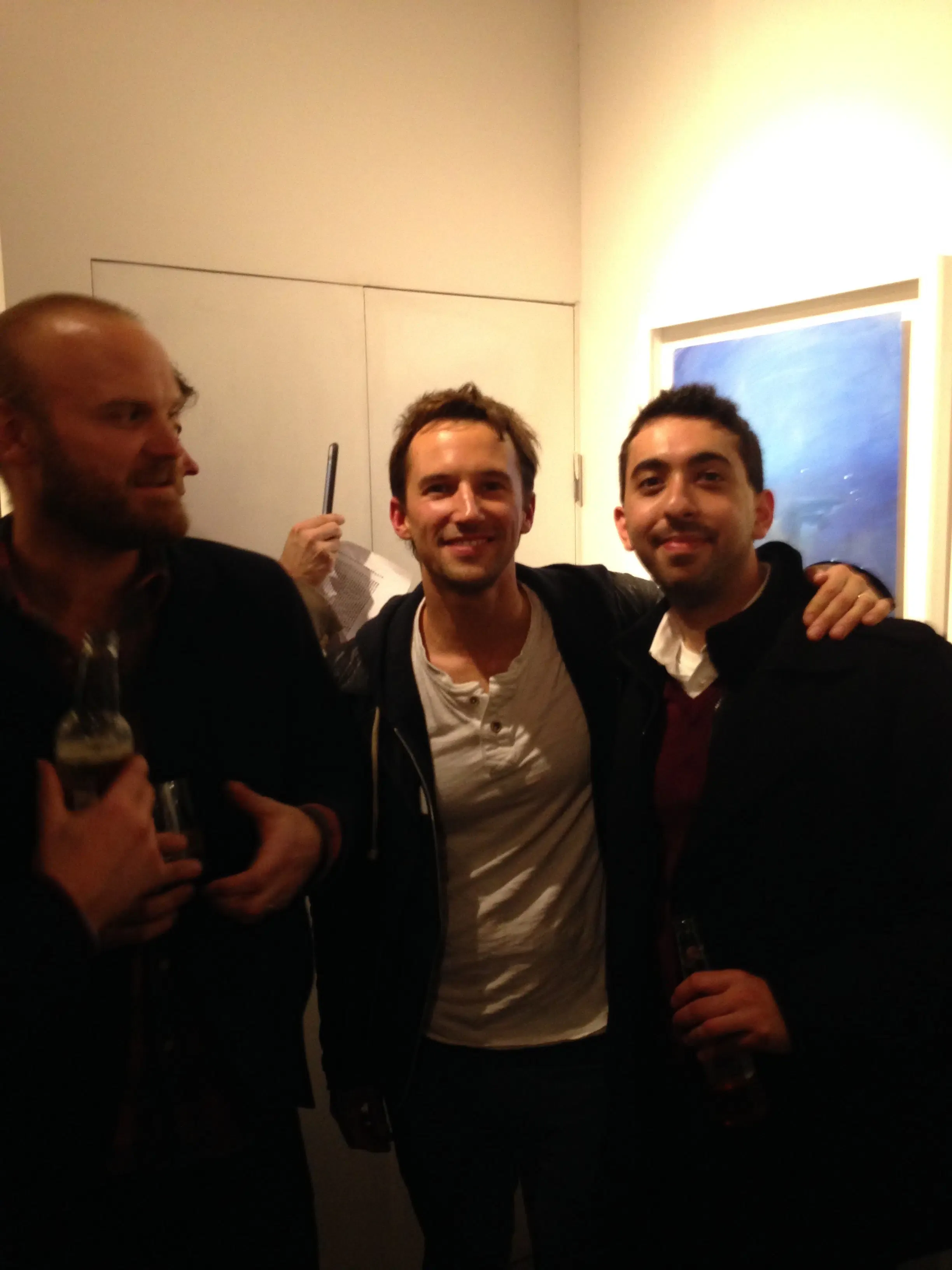 With director Mat Whitecross and Will Champion