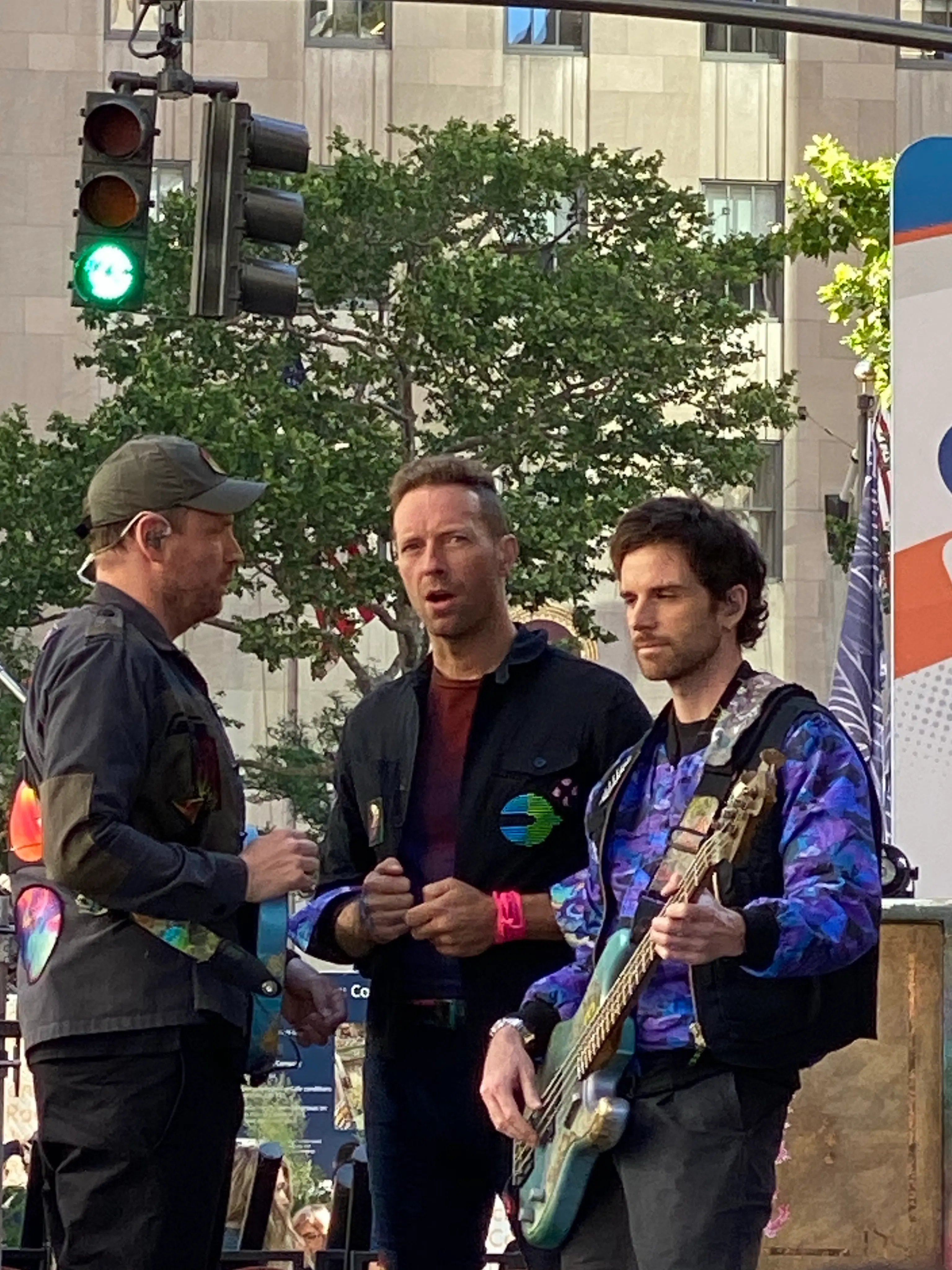 Chris, Jonny, and Guy at Rockefeller Plaza
