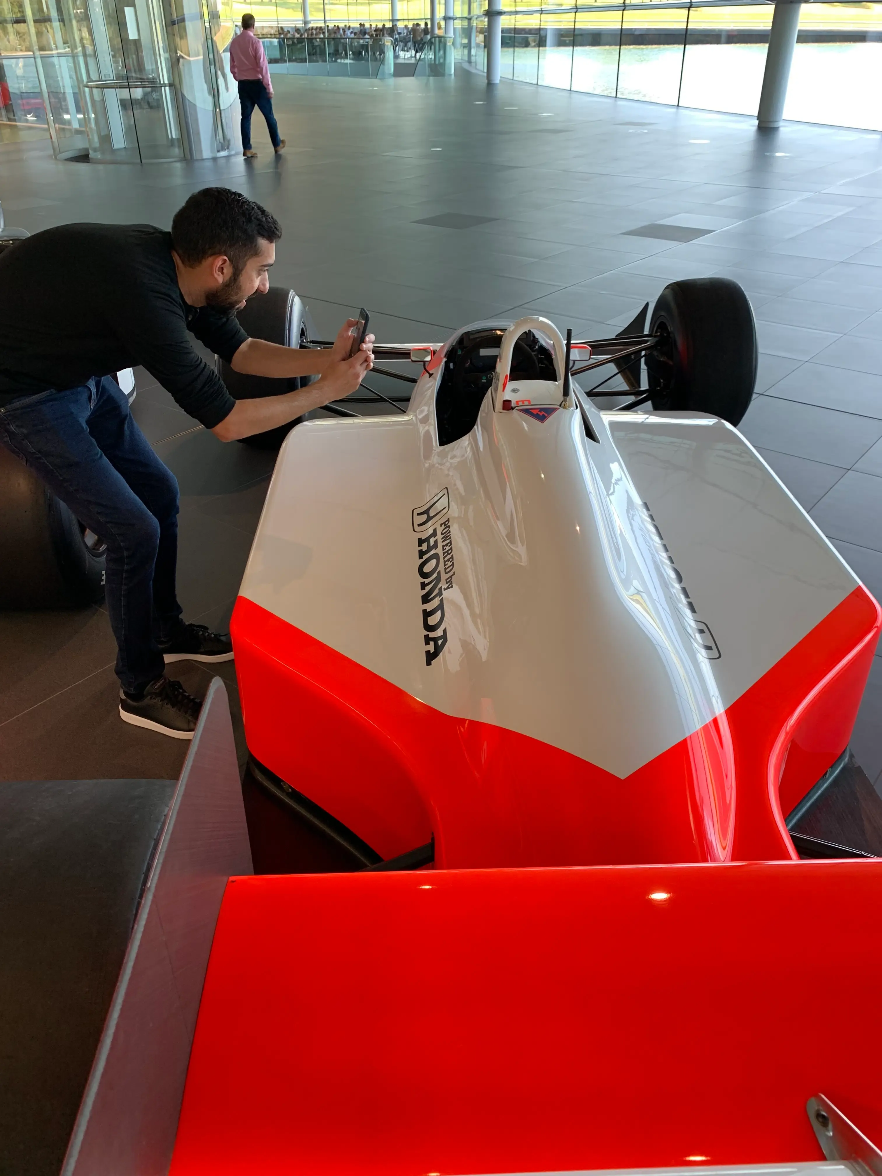Getting a close look inside an F1 cockpit