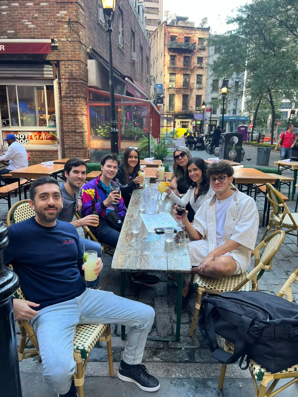 Lunch with friends in NYC