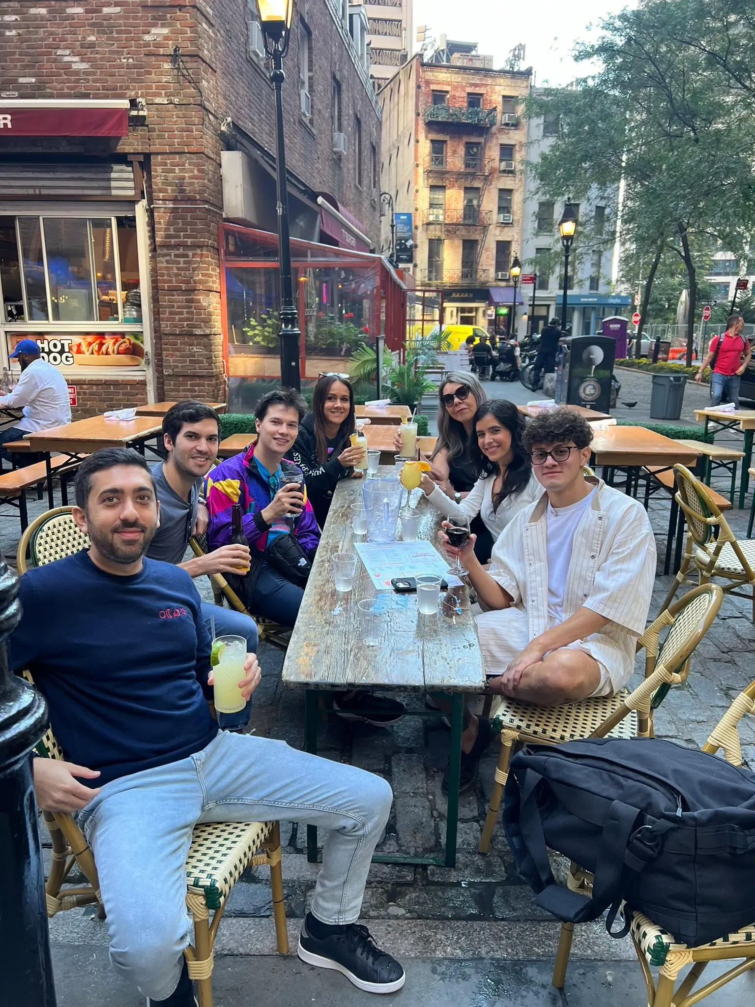 Lunch with friends in NYC